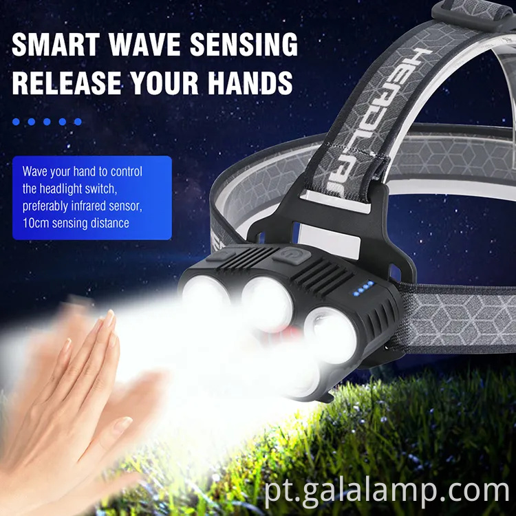 Ultra Bright LED cinco faróis para aventuras ao ar livre